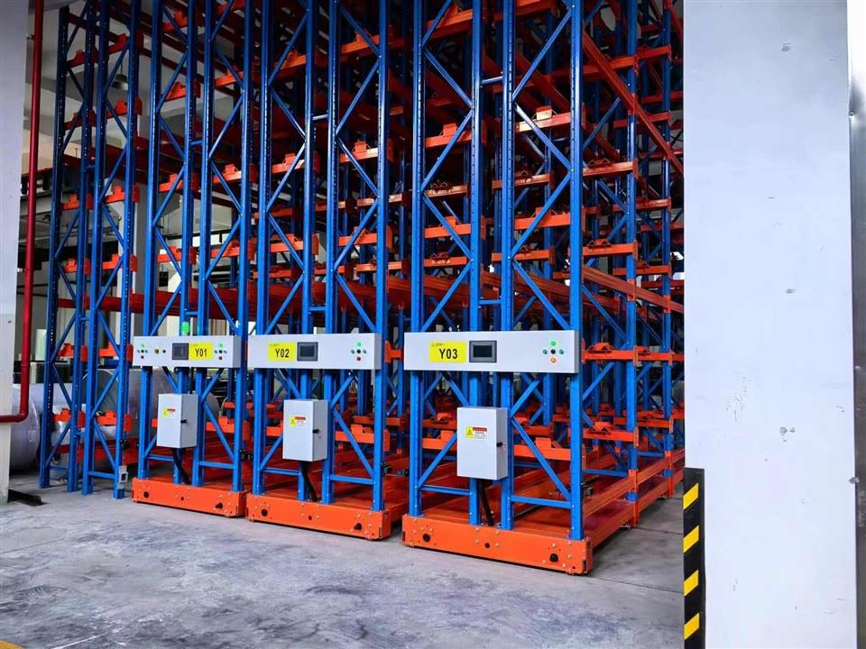 Motorized Mobile Racking System